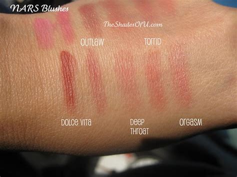 My NARS Blush Collection, Review and Swatches - The Shades Of U