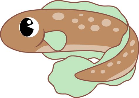 Cute Cartoon Sea Animal electric eel Character 10838167 PNG