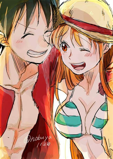 Luffy e Nami - One Piece | Nami one piece, Personajes de one piece ...