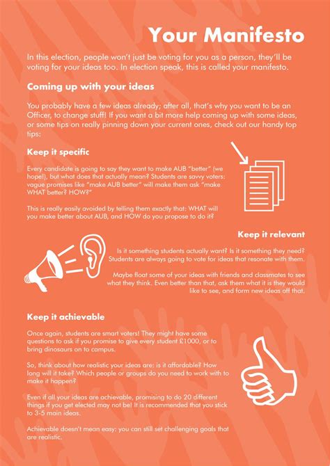 AUBSU's One-stop Guide to Writing A Damn Good Manifesto by AUBSU - Issuu