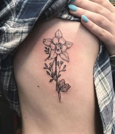 Columbine Flower Tattoo Meaning & 40 Ideas - Fashion Enzyme