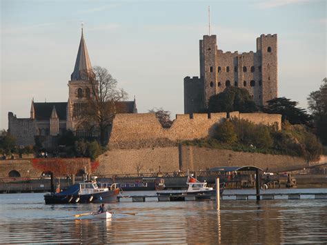 Rochester Cathedral and Castle in the evening light | Flickr - Photo ...