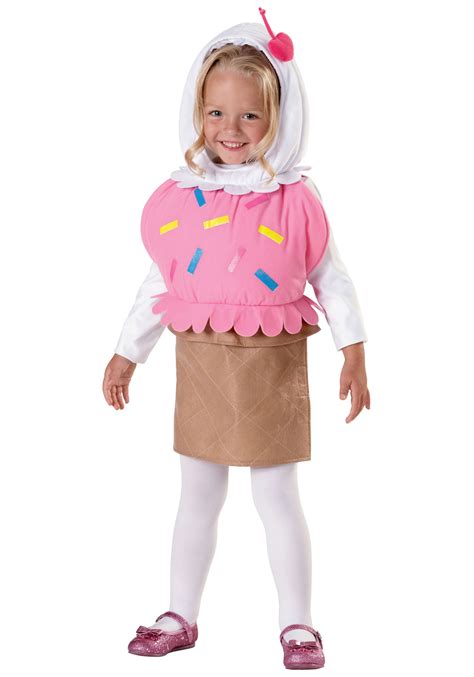 Toddler Ice Cream Cone Costume | Ice cream cone costume, Baby halloween ...