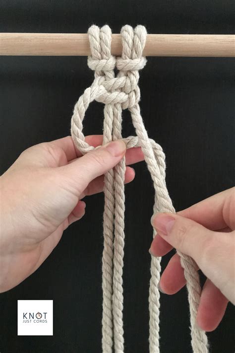 Step by step DIY macrame video. How to tie a spiral knot. Easy to ...