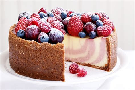 Summer berry cheesecake