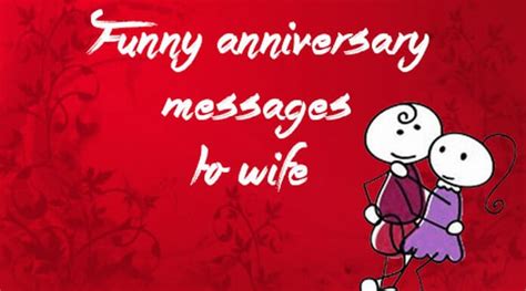 Funny Anniversary Messages to Wife