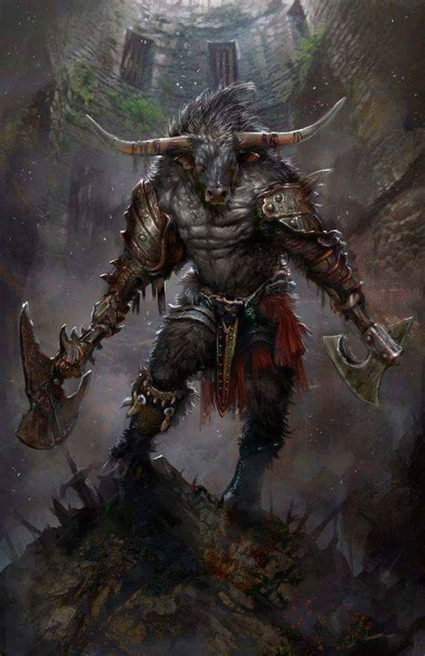 The Bull (Torn Celebrant) High Fantasy, Dark Fantasy Art, Fantasy Kunst ...