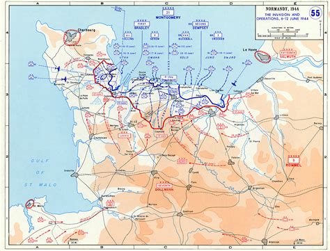 Normandy: The Invasion and Operations - June 6-12, 1944