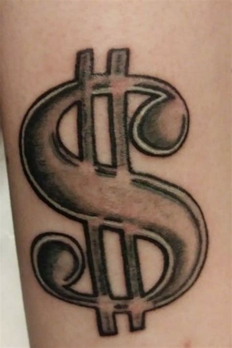 Money Symbol Tattoo