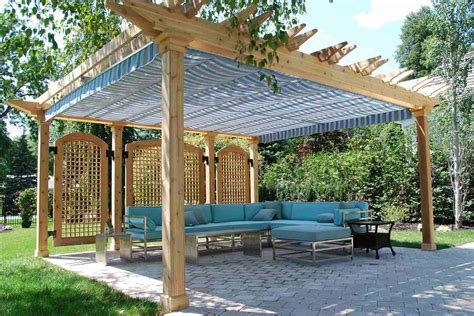 How to Make Simple Retractable Pergola Canopy