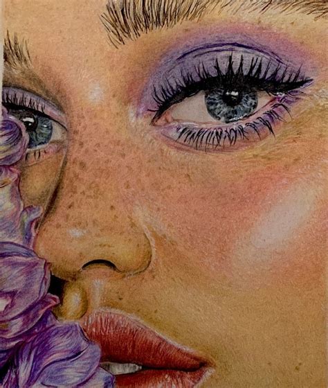 Portrait | Color pencil art, Pencil sketch portrait, Colored pencil artwork