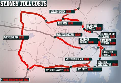 Map shows Sydney is one of the most expensive commutes in the world ...