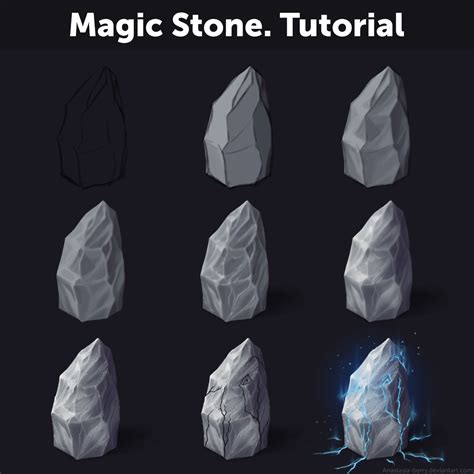 Magic Stone. Tutorial by Anastasia-berry on DeviantArt