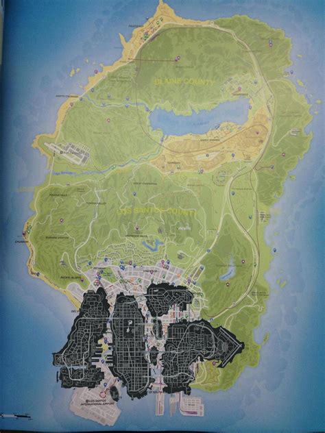 Full GTA V Map Leaks Online - Xbox One, Xbox 360 News At ...