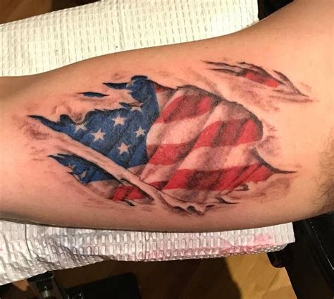 20 Best Small Flag Tattoos Pictures - MomCanvas