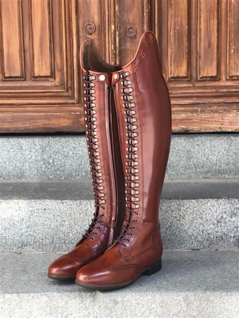 Bia in Polished Cognac | Ridstövlar