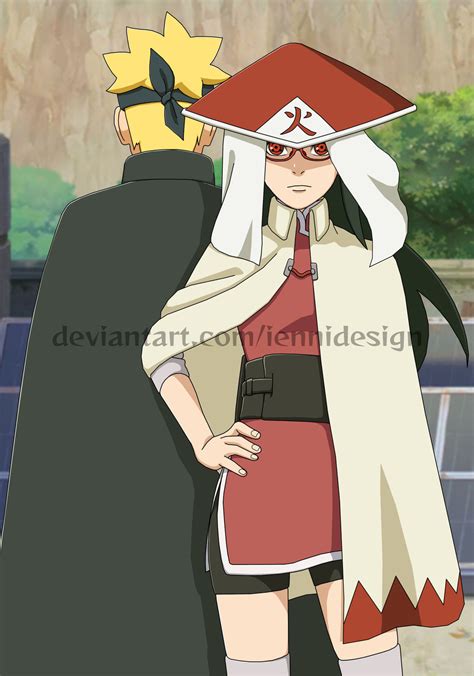 Commission| Boruto and Sarada #3 by iEnniDESIGN on DeviantArt