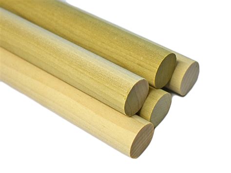 3" Dia. x 36" Poplar Dowels > Large Diameter Dowels (1-3/8" and up ...