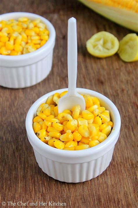 THE CHEF and HER KITCHEN: Cup Corn Recipe | Sweet Corn Recipes | Sweet ...