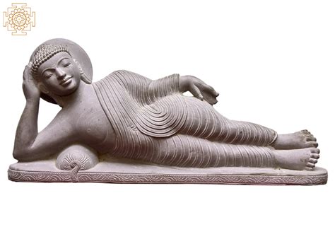 Reclining Buddha (Mahaparinirvana Buddha Statue) | Exotic India Art