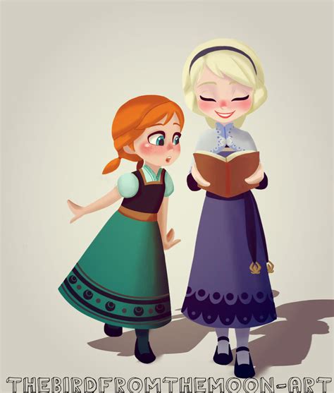 Young Anna and Elsa - Elsa and Anna Fan Art (38442236) - Fanpop