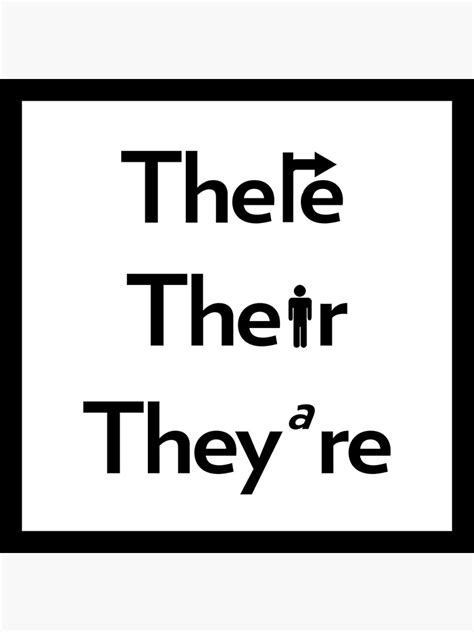 ""There, Their, They're" for the Grammatically Challenged" Poster for ...