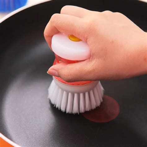 Pot Scrubber Btush Hydraulic Washing Convenient Plastic Kitchen Clean ...