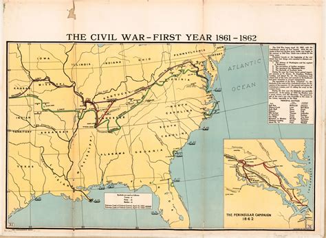 DECAL, Civil War, vintage map, civil war art, civil war maps, civil war ...