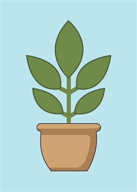 Potted Plants Drawings