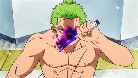 So anime Zoro used haki in this scene? While Manga Zoro did not? Was ...