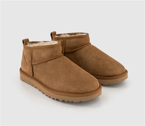 UGG Classic Ultra Mini Boots Chestnut - Women's Ankle Boots