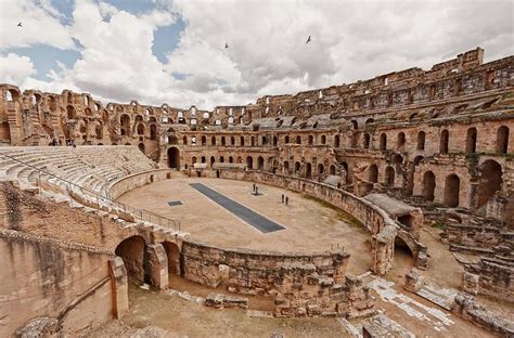 The Amphitheatre of El Djem: Gladiatorial Arena of Tunisia | Ancient ...