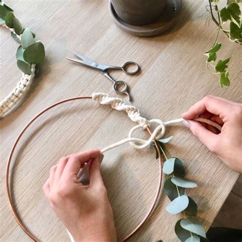 Eucalyptus Macrame Wreath By Heather Orr | Dekorasyon elişleri, Bitki ...