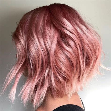 50 Eye-Catching Ideas of Rose Gold Hair for 2022 - Dailey Deressamble