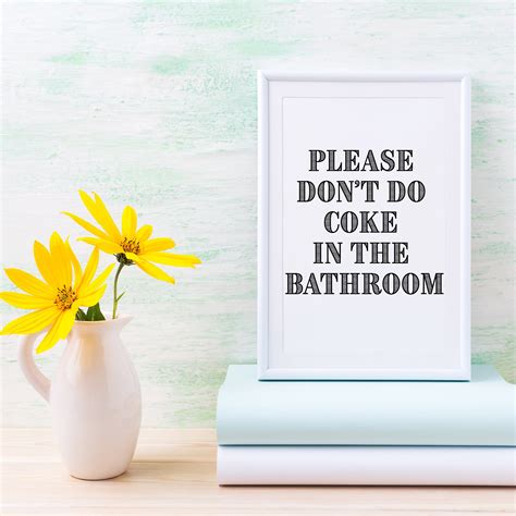 Digital art Printable wall art funny bathroom artDigital | Etsy | Funny ...