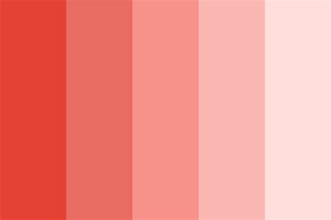 Vibrant Vermillion Color Palette