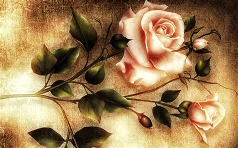 Victorian Rose Wallpaper