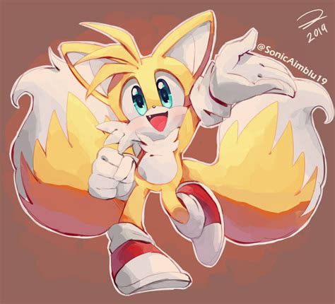 Tails the fox by SonicAimblu19 | Hedgehog art, Furry art, Sonic funny