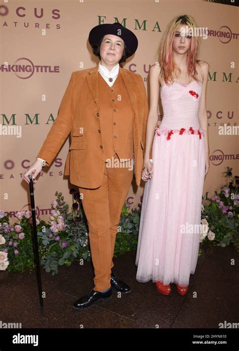 Autumn de Wilde and Arrow de Wilde attending the Emma Premier, held at ...