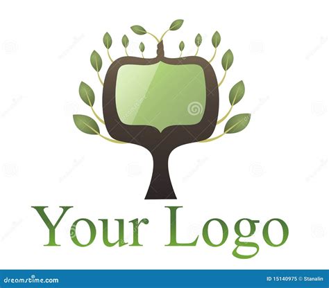 Digital tree logo stock illustration. Illustration of plant - 15140975