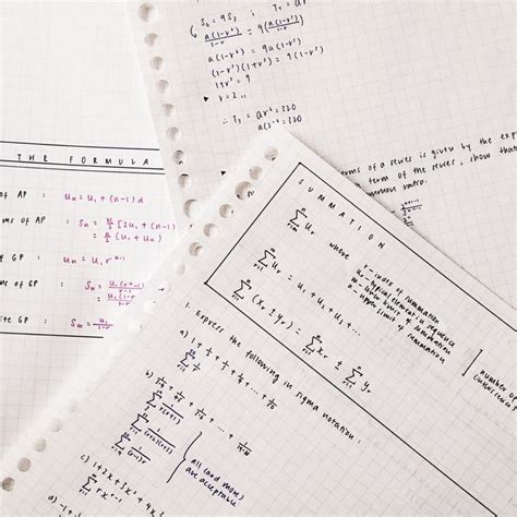 Image result for aesthetic maths notes | Math notes, Study motivation ...