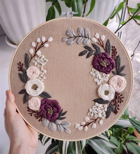 Free Floral Embroidery Pattern