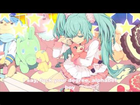 Nightcore → Alphabet boy / lyrics / - YouTube