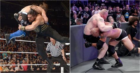 5 Best Spears Of Roman Reigns (& 5 Times Goldberg Did It Better)