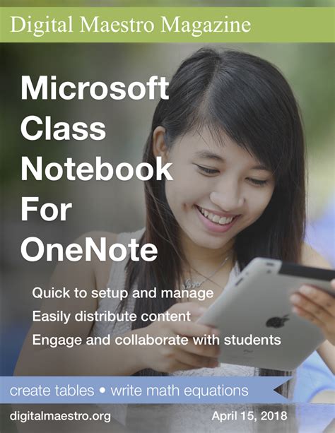 Microsoft Class Notebook for OneNote — Digital Maestro Magazine