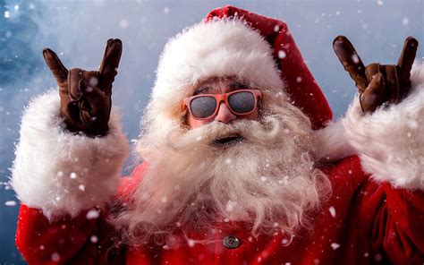 Santa Awesome Wallpaper