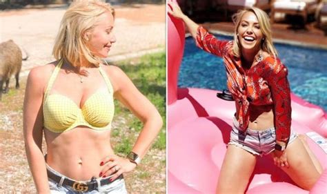 A Place In The Sun presenter strips to bright bikini and denim hotpants ...