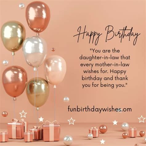 Funny Birthday Wishes For Daughter In Law