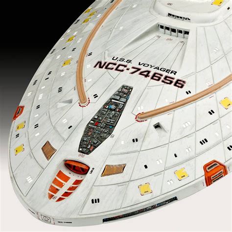 Revell Star Trek Uss Voyager Model Kit 1:670 in 2021 | Star trek models ...