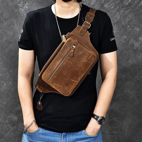 Leather Waist Bags For Men | IUCN Water